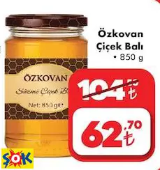 ÖZKOVAN ÇİÇEK BALI 850 G ÖZKOVAN ÇİÇEK BALI 850 G
